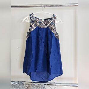 Cross stitch high low tank